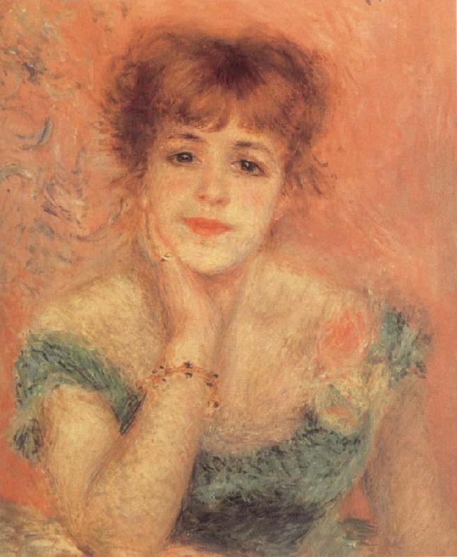 Pierre-Auguste Renoir Portrait of t he Actress Jeanne Samary oil painting picture